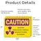 Signmission Radiation & Laser Sign, 7 in H x 10 in W, Vinyl Decal, Rectangle OS-2PACK-CR-D-710-L-10201 - alternate 3